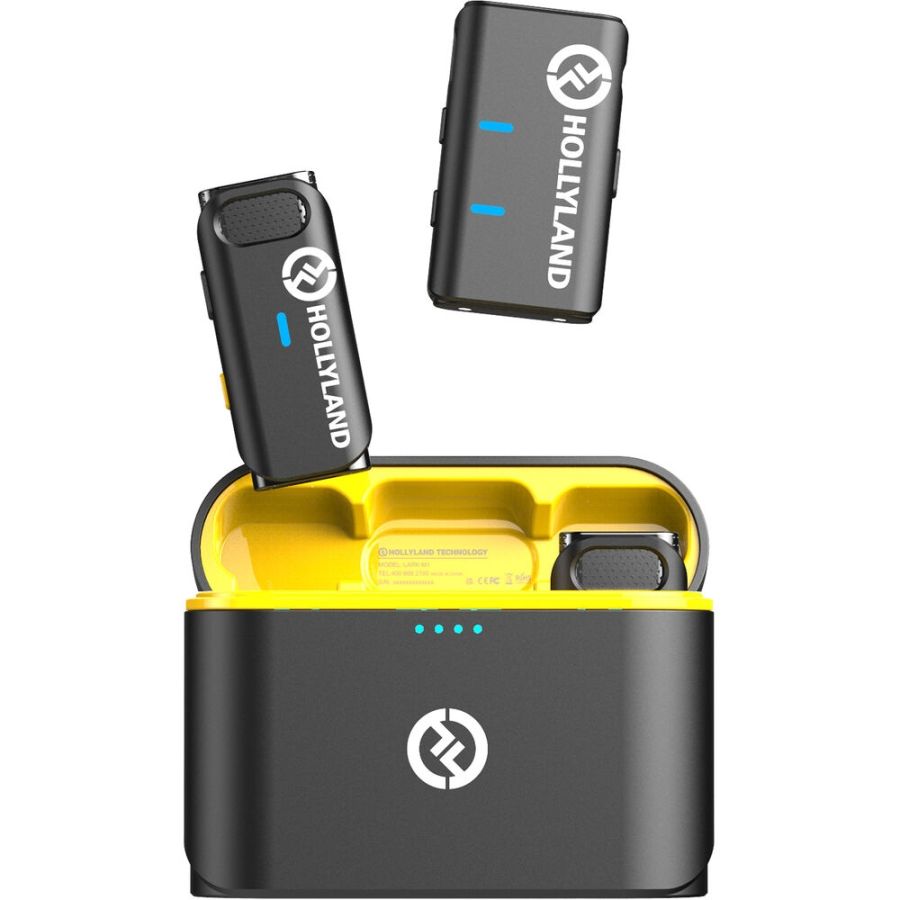 Microfone de lapela sem fio Hollyland Lark M1 Duo (duplo)
