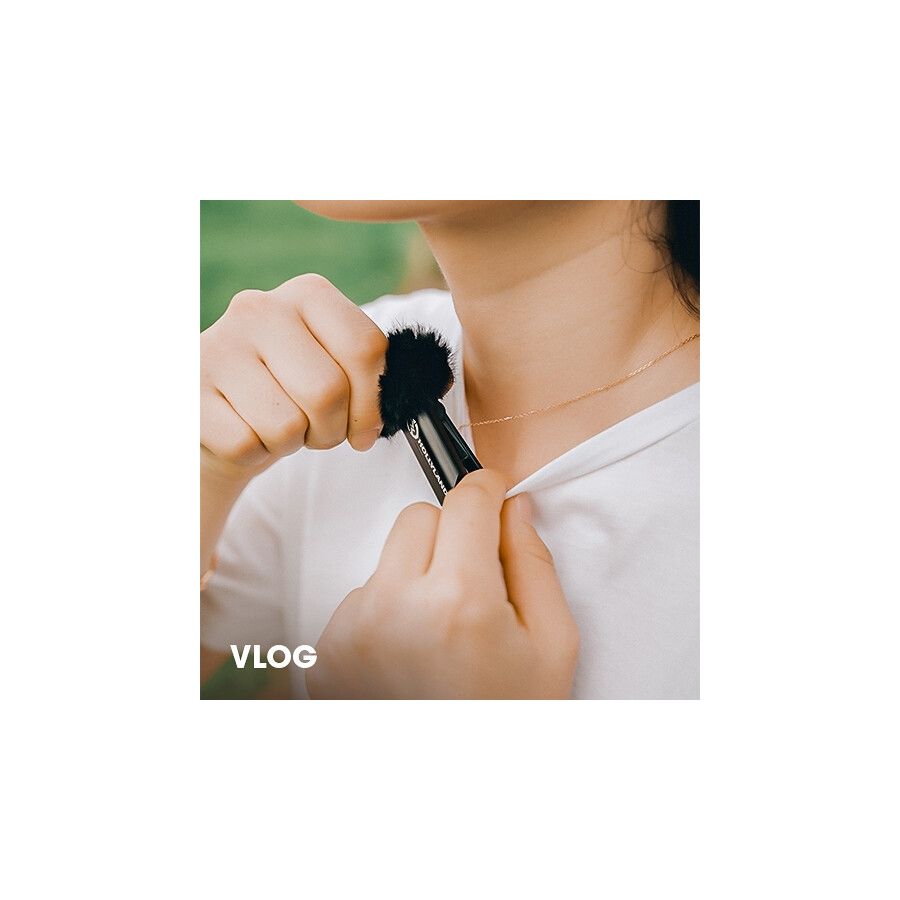 Microfone de lapela sem fio Hollyland Lark M1 Duo (duplo)