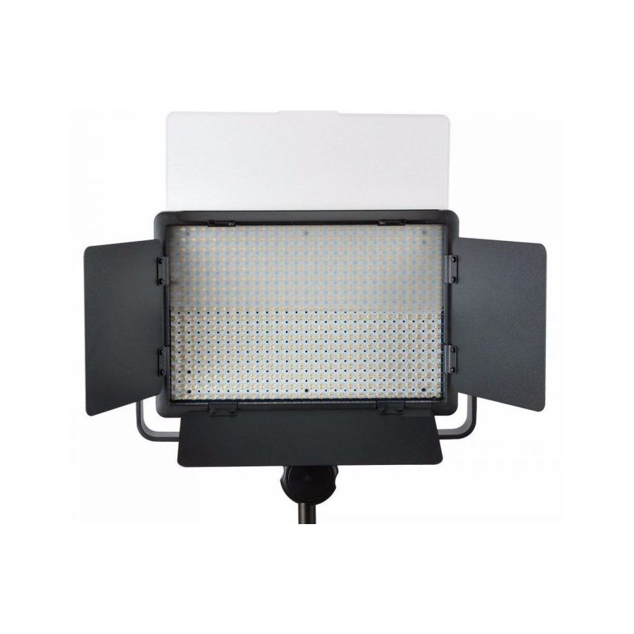 Iluminador de LED profissional Godox LED500C Bi-Color com controle remoto e fonte