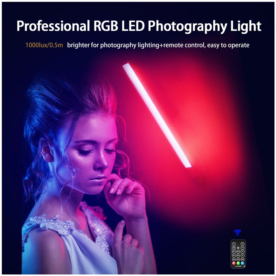 Bastão de LED multicolor RGB LUXCEO Q508A