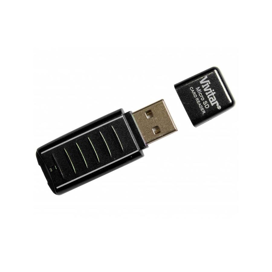 Leitor de cartão de memória microSD Vivitar VIVRW1000