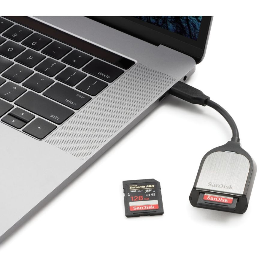 Leitor de cartão de memória SD SanDisk Extreme PRO UHS-II USB-C