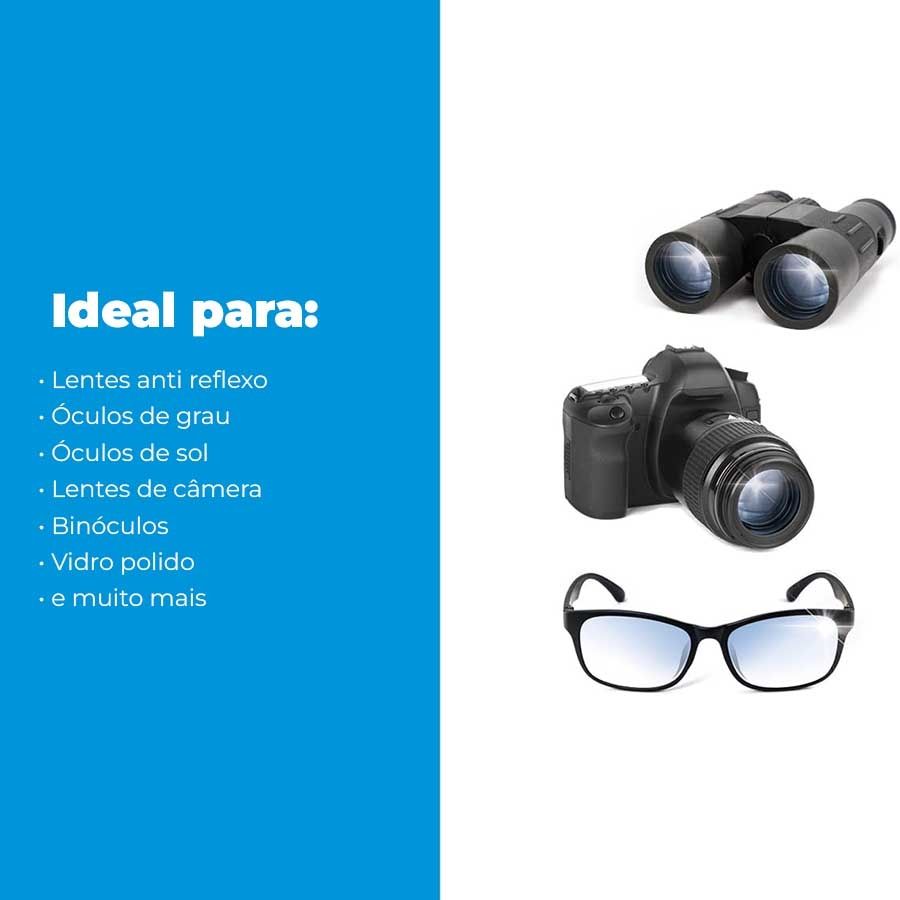 Líquido ZEISS para limpeza óptica com flanela de microfibra (60ml)