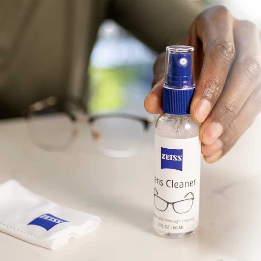 Líquido ZEISS para limpeza óptica com flanela de microfibra (60ml)