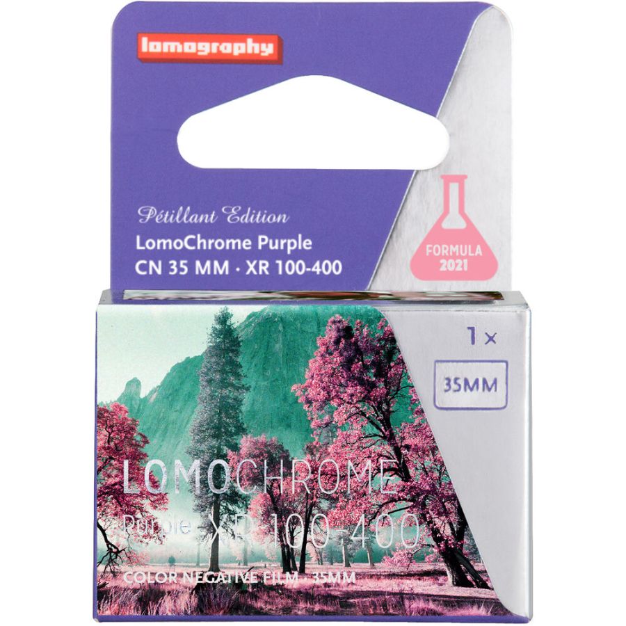 Filme fotográfico 35mm Lomography LomoChrome Purple Petillant ISO 100-400 36 poses