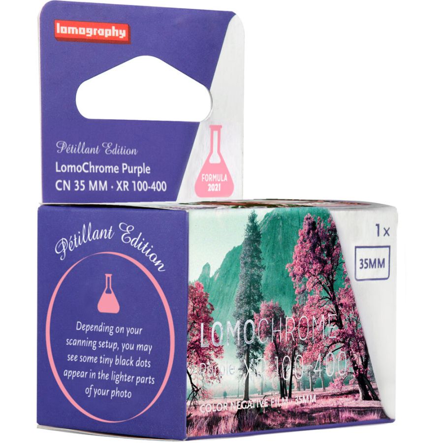 Filme fotográfico 35mm Lomography LomoChrome Purple Petillant ISO 100-400 36 poses