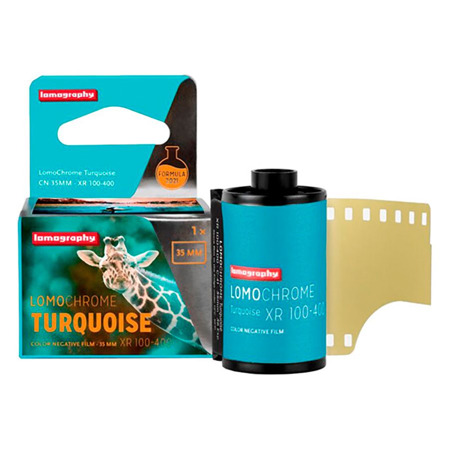Filme fotográfico 35mm Lomography LomoChrome Turquoise ISO 100-400 36 poses