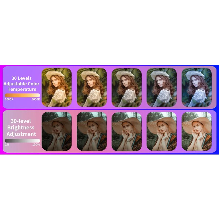 Bastão de LED multicolor RGB LUXCEO Q508A