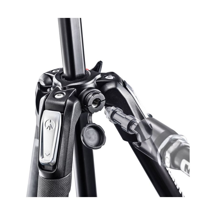 Tripé Manfrotto MT190X3 com cabeça de esfera 496RC2 (Kit MK190X3-BH)