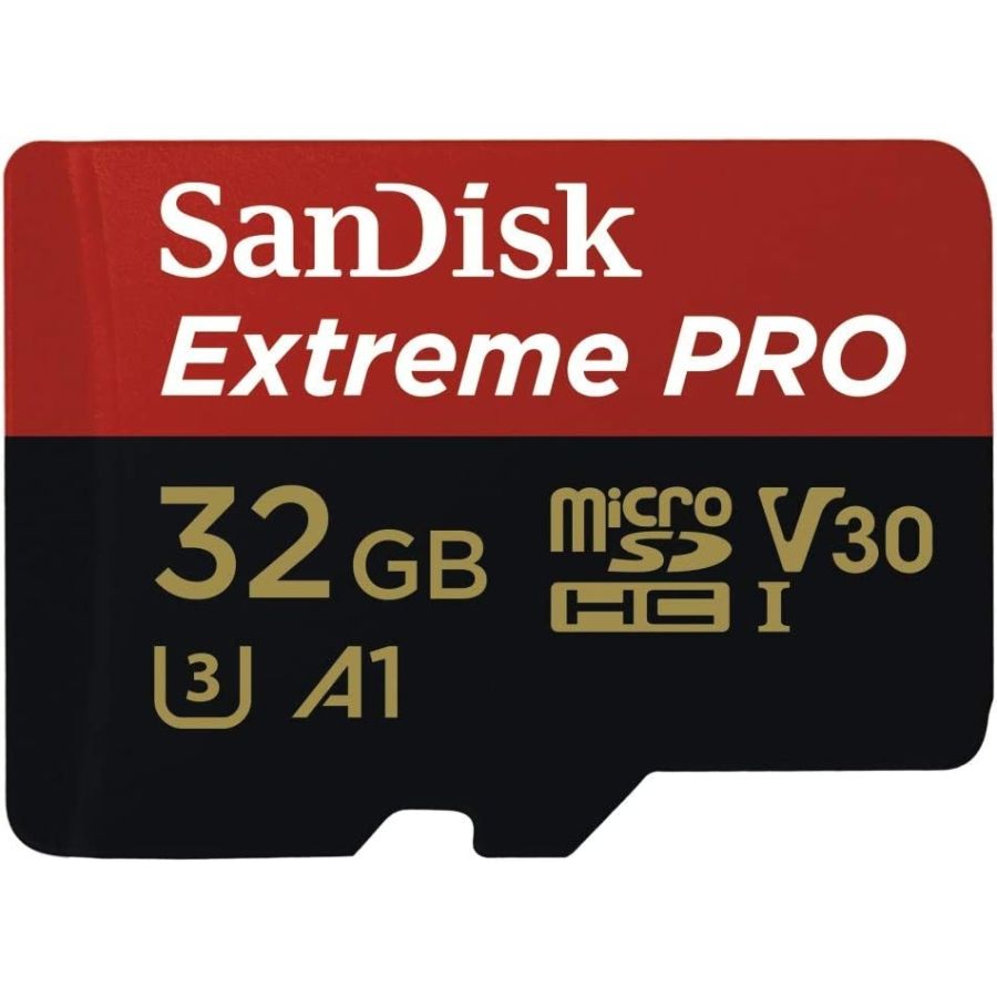 Cartão microSDHC Sandisk Extreme PRO UHS-I 32GB - 100MB/s (com adaptador SD)