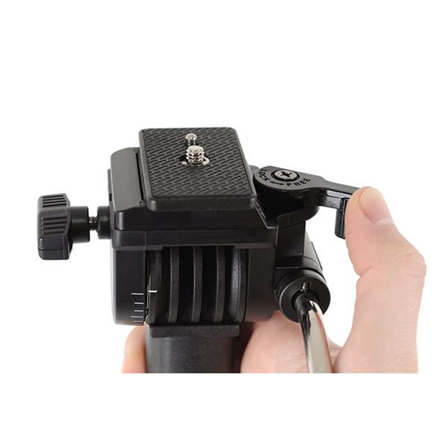 Monopé Velbon UP-400DX com cabeça para vídeo