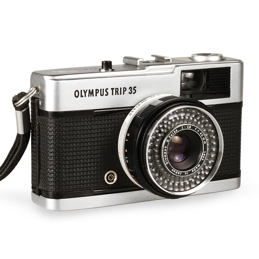 Câmera analógica compacta 35mm Olympus TRIP 35 (J0212B) - USADA