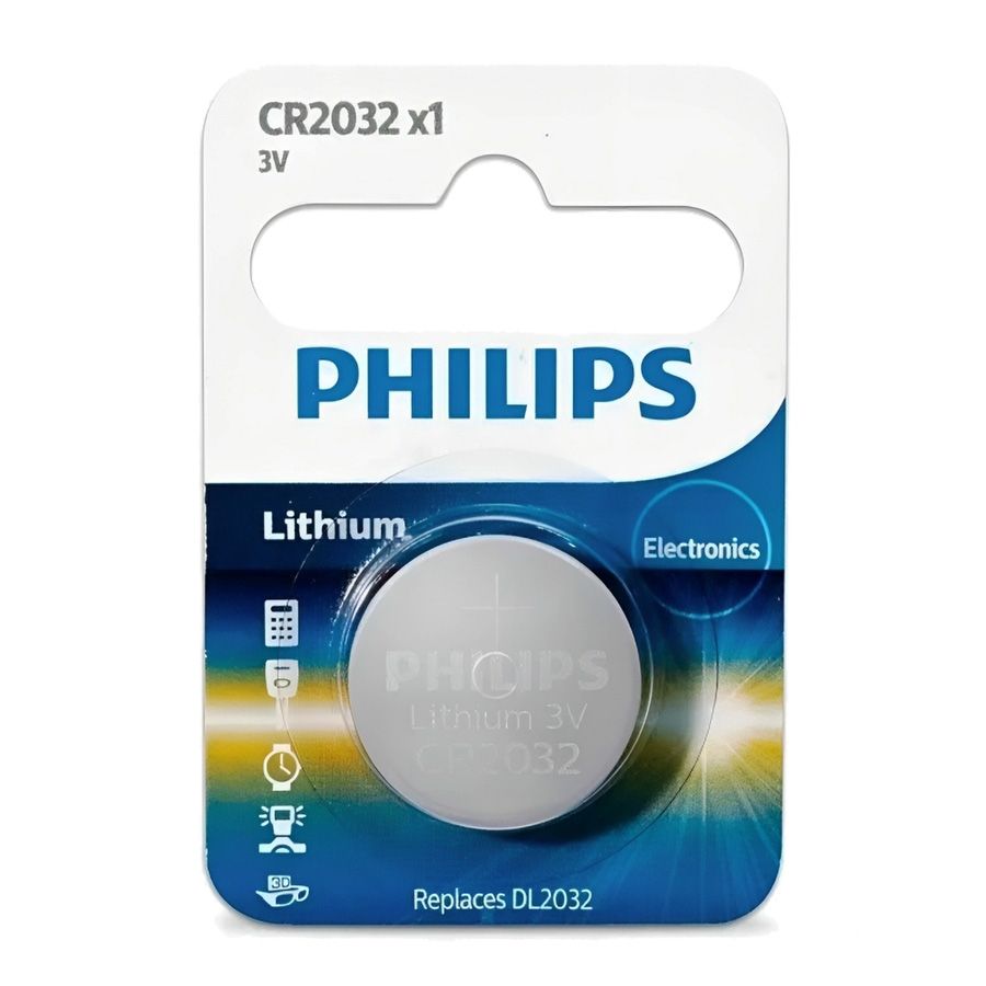 Pilha de lítio Philips CR2032 3V (CR2032P5B/97)