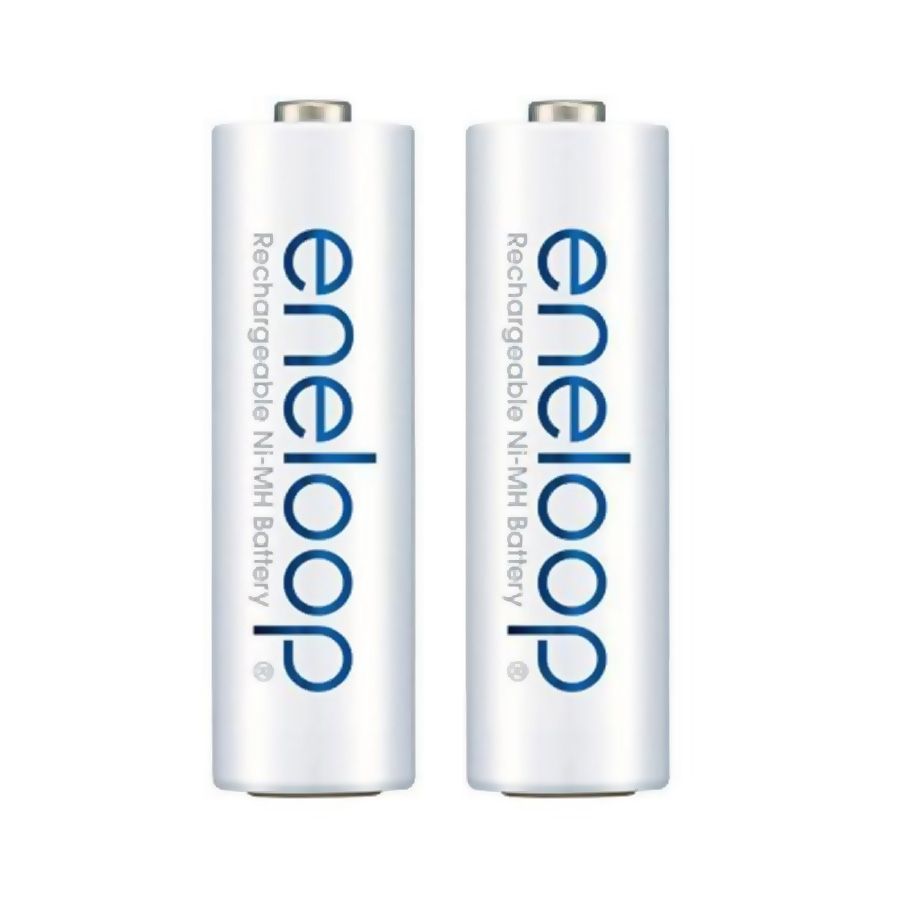 Pilha recarregável Panasonic AA Eneloop 2000mAh BK-3MCCE/2BB - Cartela com 2 unidades