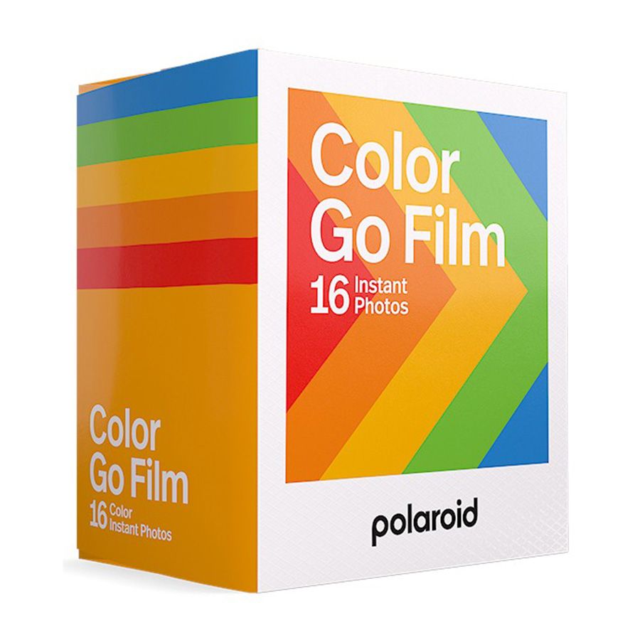 Filme Instantâneo colorido Polaroid Go moldura branca (16 fotos) 