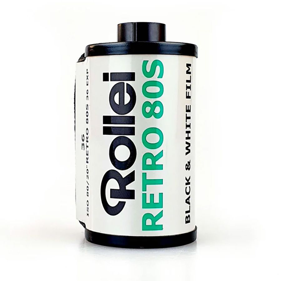 Filme fotográfico 35mm Rollei Retro 80S ISO 80 Preto e Branco 36 poses