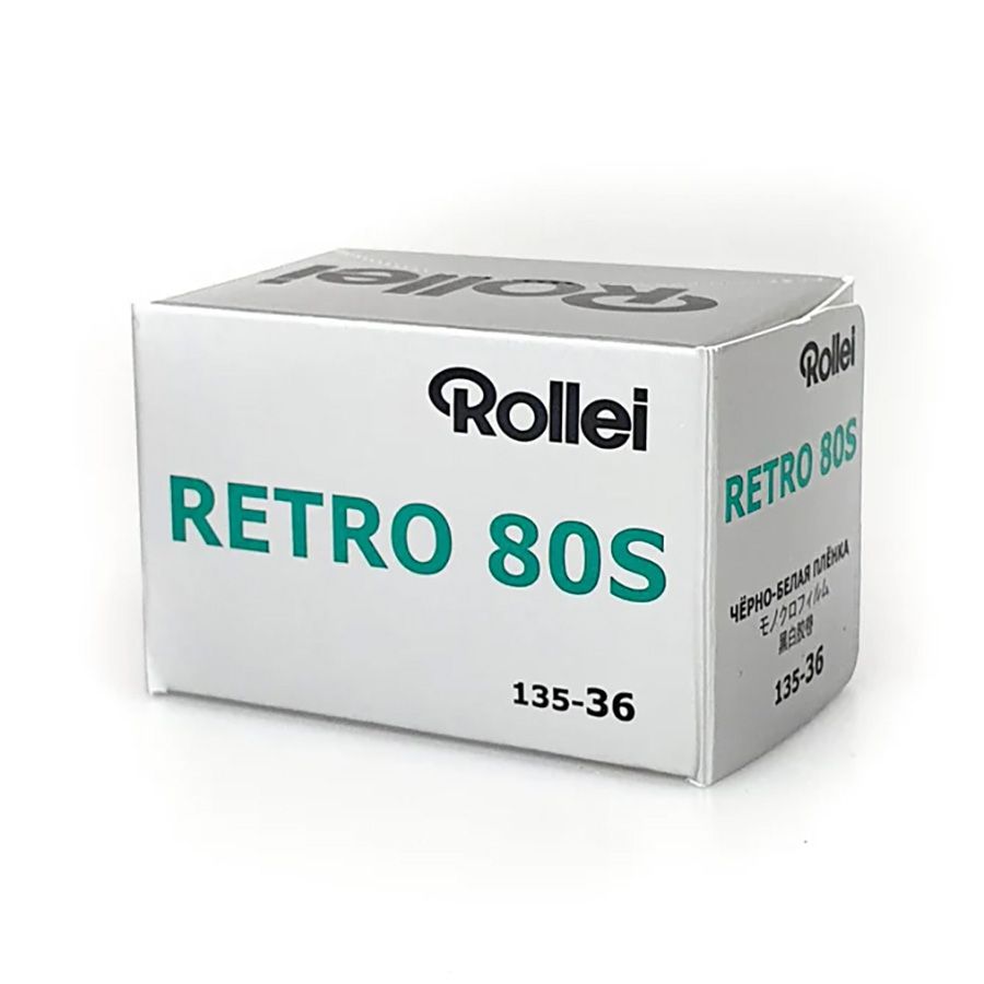 Filme fotográfico 35mm Rollei Retro 80S ISO 80 Preto e Branco 36 poses