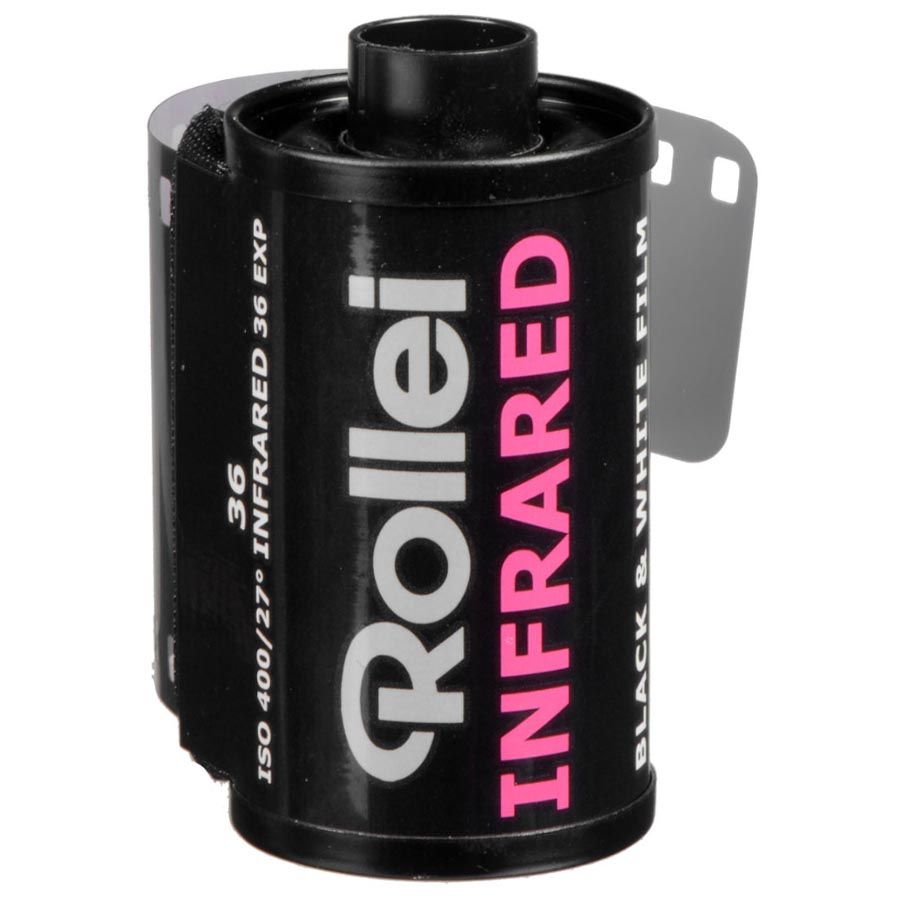 Filme fotográfico 35mm Rollei Infrared ISO 400 Preto e Branco 36 poses