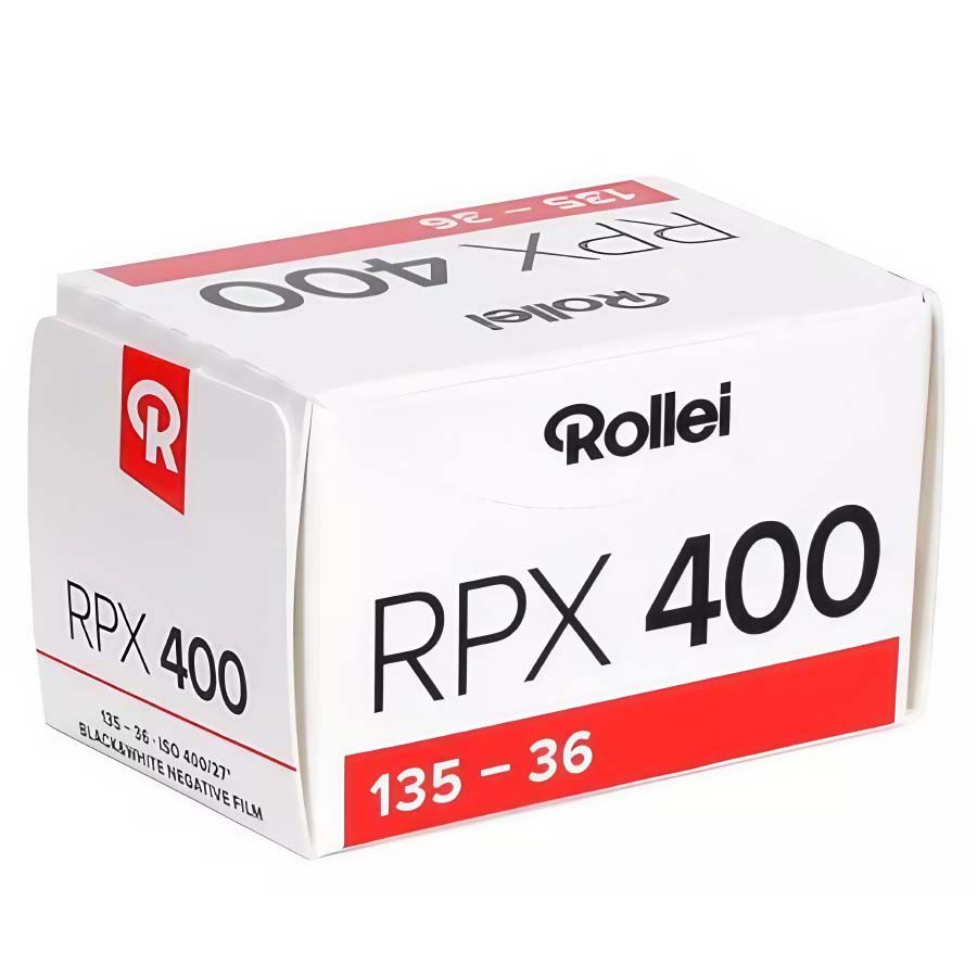 Filme fotográfico 35mm Rollei RPX 400 ISO 400 Preto e Branco 36 poses