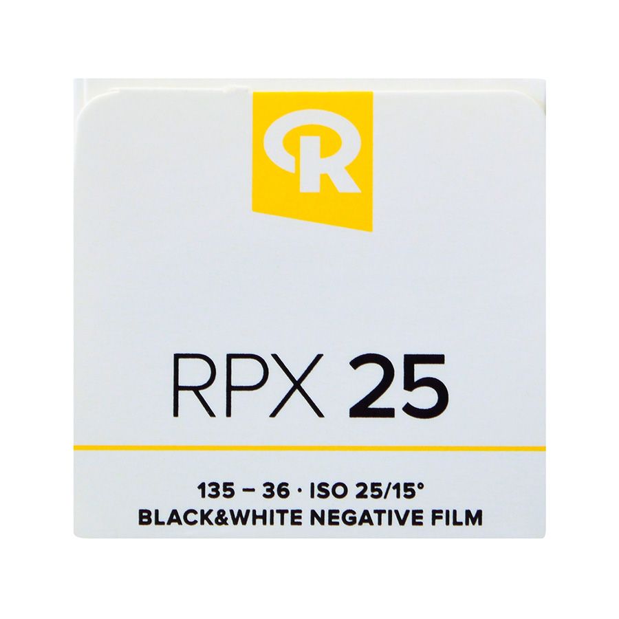 Filme fotográfico 35mm Rollei RPX 25 ISO 25 Preto e Branco 36 poses