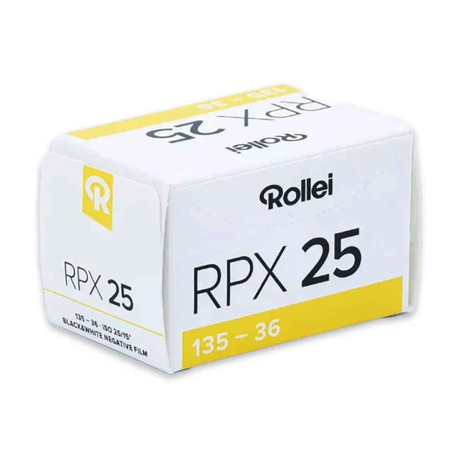 Filme fotográfico 35mm Rollei RPX 25 ISO 25 Preto e Branco 36 poses