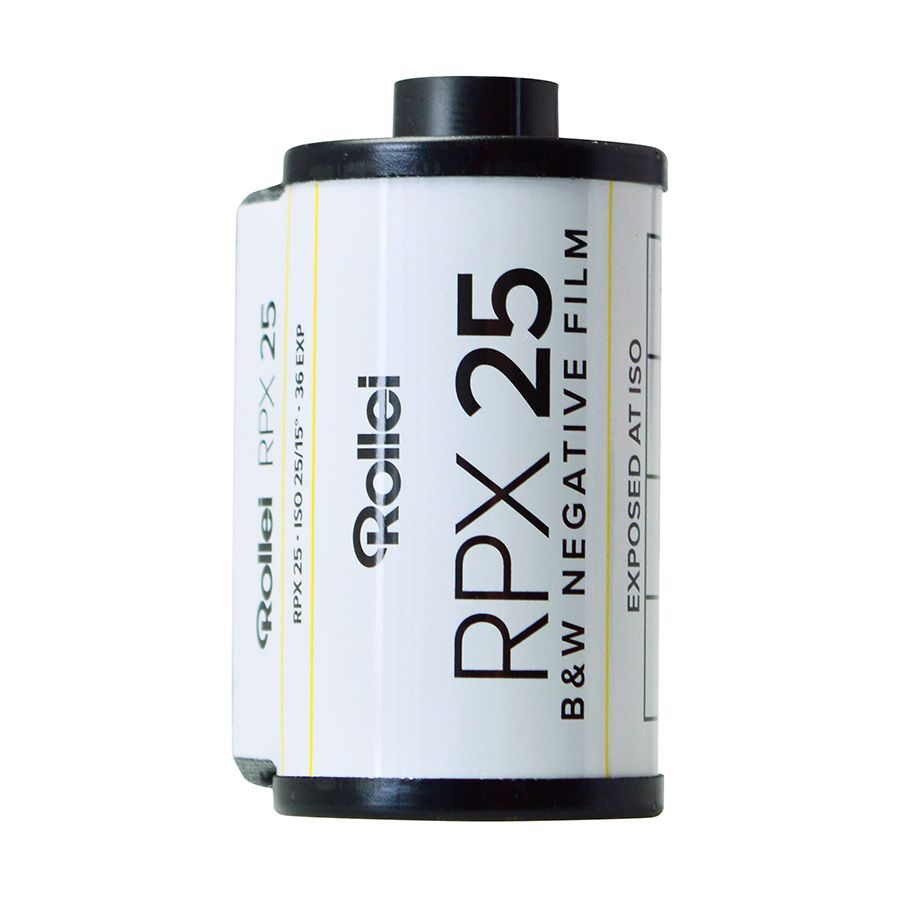 Filme fotográfico 35mm Rollei RPX 25 ISO 25 Preto e Branco 36 poses