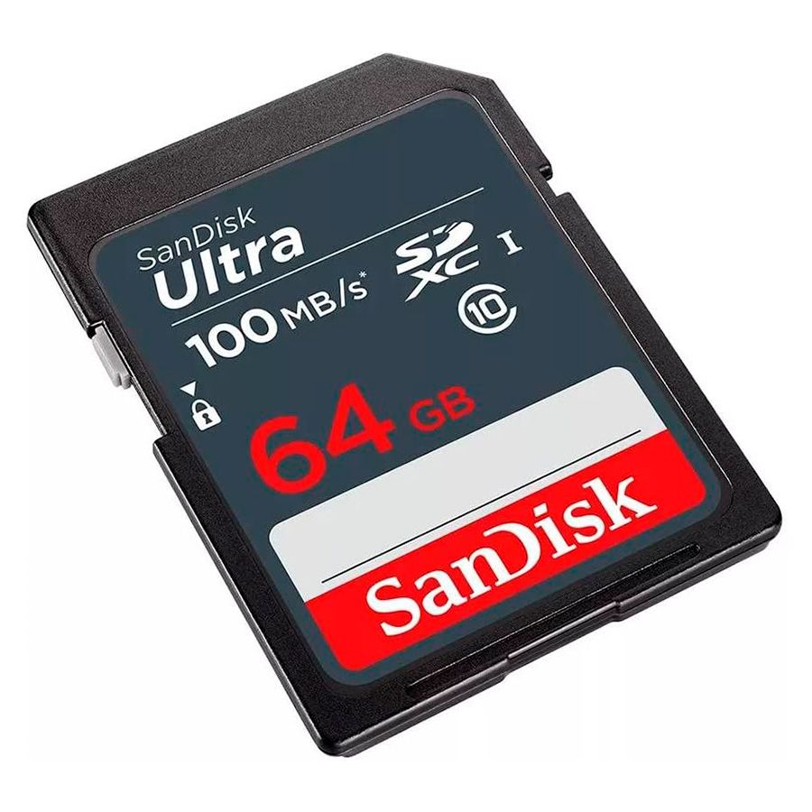 Cartão SDXC Sandisk UHS-I Ultra 64GB - 100MB/s