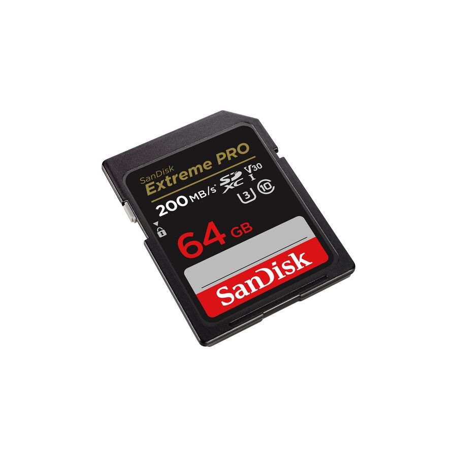 Cartão SDXC SanDisk Extreme PRO UHS-I 64GB - 200MB/s (V30)