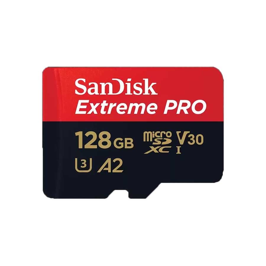Cartão microSDXC Sandisk Extreme PRO UHS-I 128GB - 200MB/s (com adaptador SD) (V30)