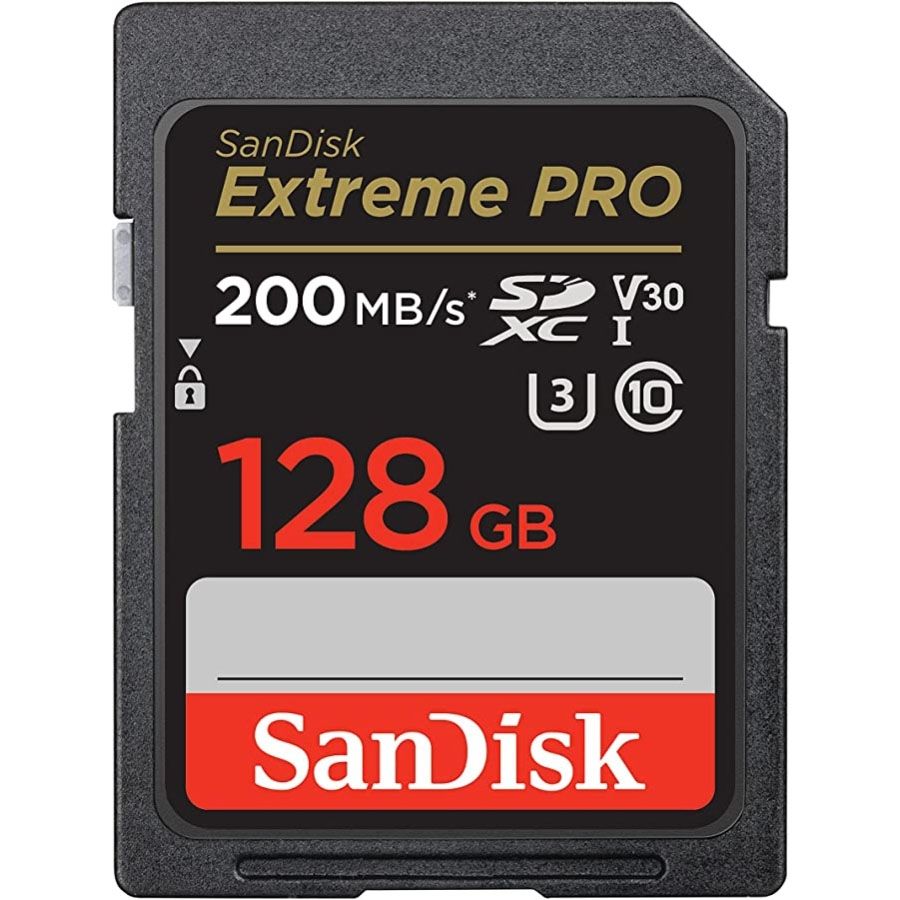 Cartão SDXC SanDisk Extreme PRO UHS-I 128GB - 200MB/s (V30)