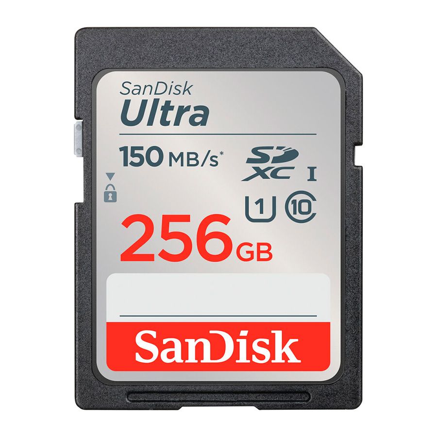 Cartão SDXC SanDisk UHS-I Ultra 256GB - 150MB/s