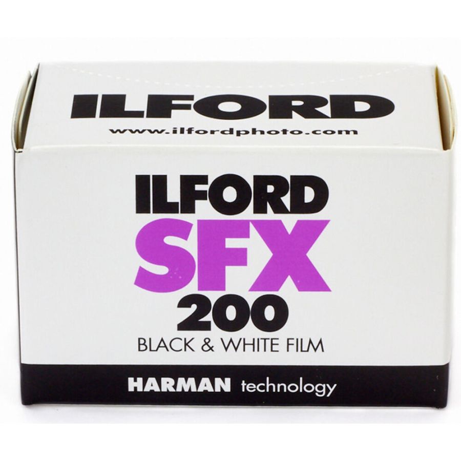 Filme fotográfico 35mm Ilford SFX ISO 200 Preto e Branco 36 poses