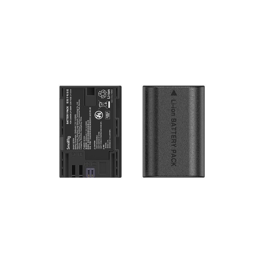 Carregador duplo SmallRig 3821 com duas baterias LP-E6NH