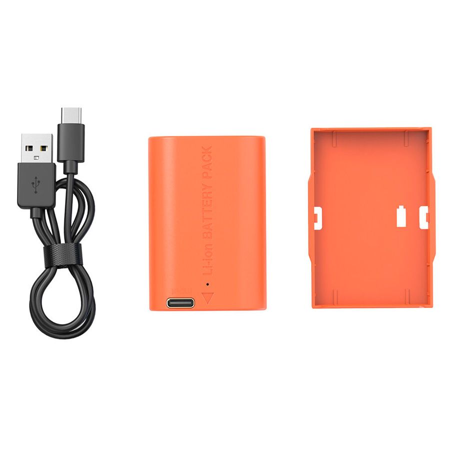 Bateria recarregável SmallRig 4968 LP-E6NH USB-C (Laranja)