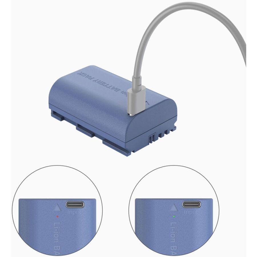 Bateria recarregável SmallRig 4264 LP-E6NH USB-C