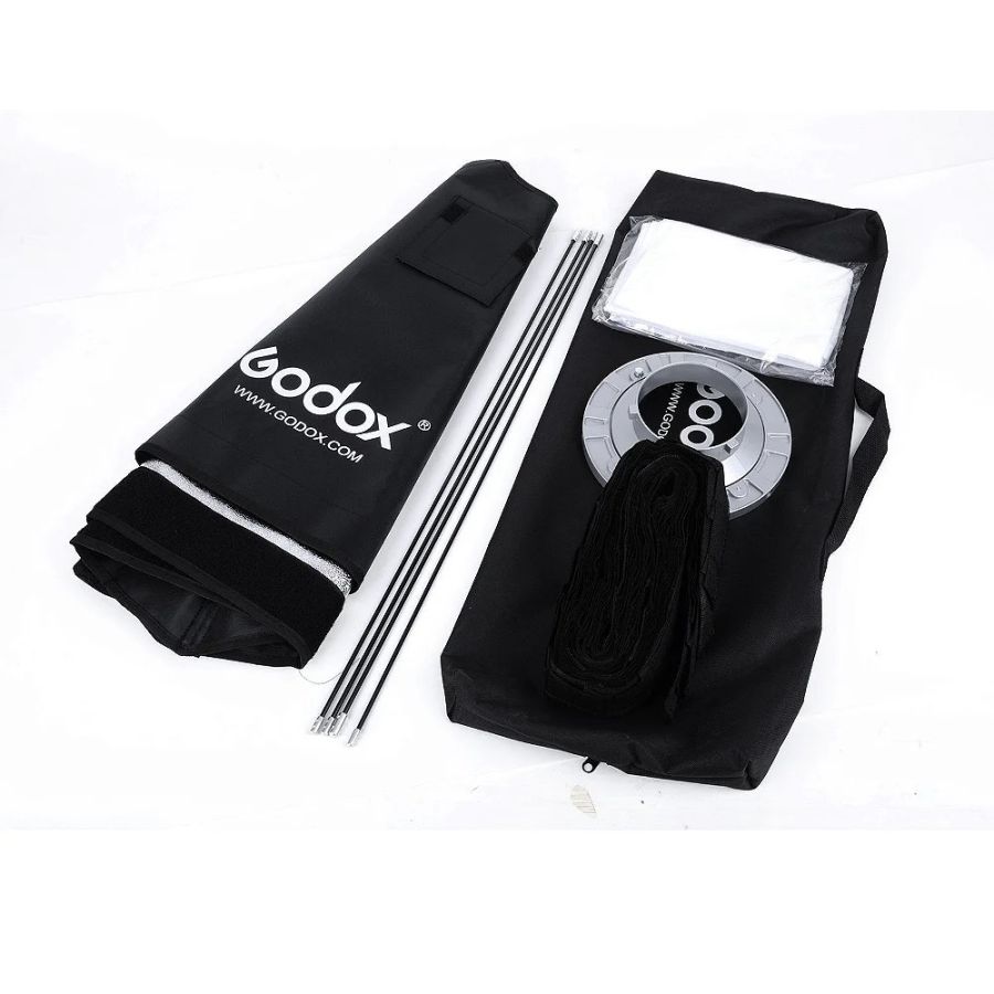 Softbox Greika SBBW60X90 para flash de estúdio Bowens (60x90cm)