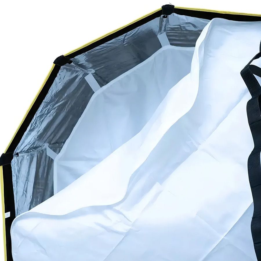 Softbox parabólico Greika GKH-45 com grade (45cm) para flash dedicado