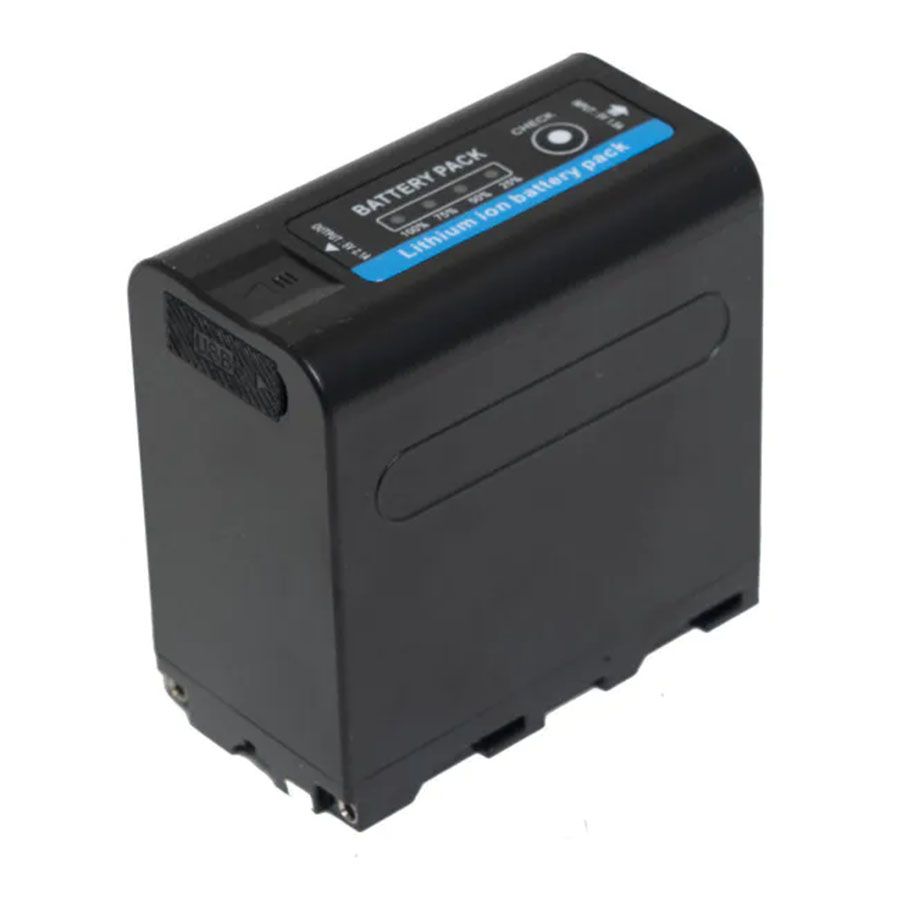 Bateria recarregável Soleste NP-F980 multifuncional com saída USB