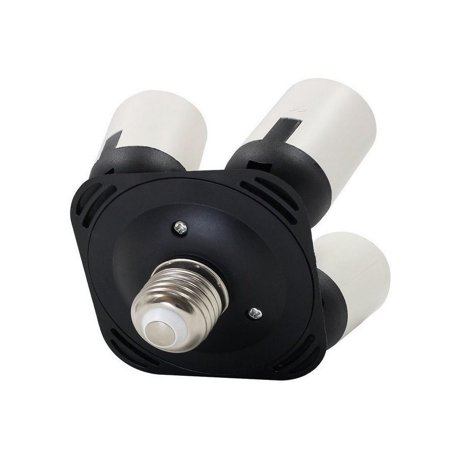 Soquete quádruplo Greika YL-108 para lâmpada E27