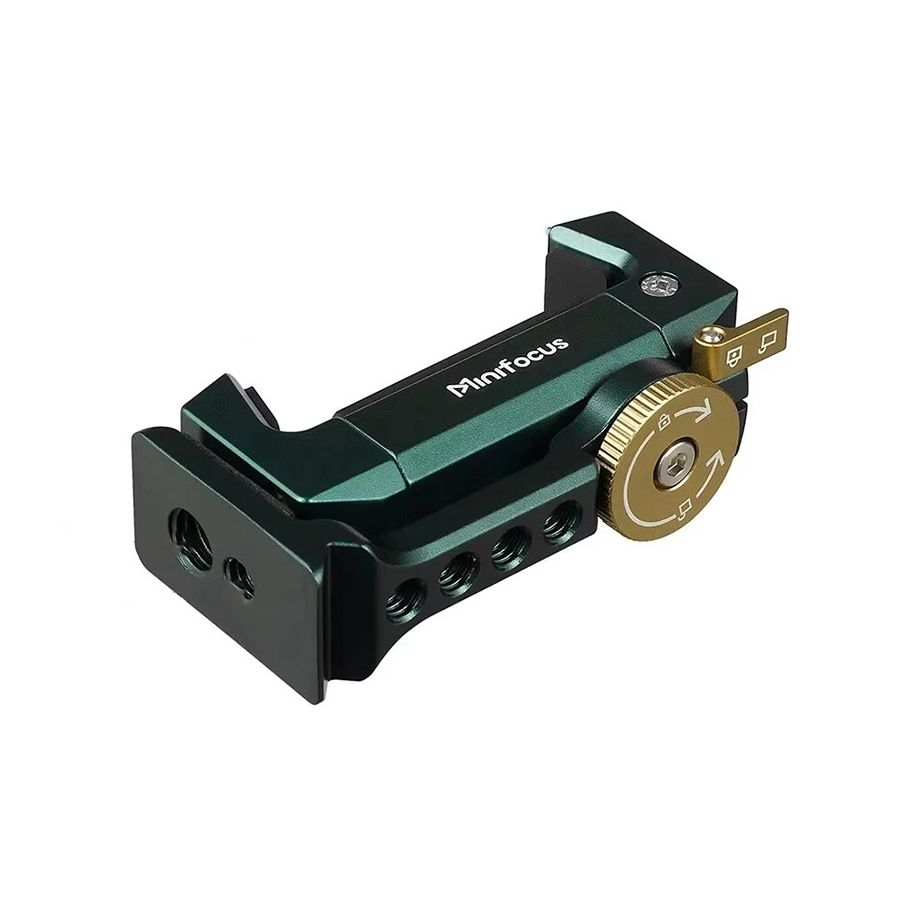 Suporte adaptador de celular para tripé metálico com sapata (PRETO)