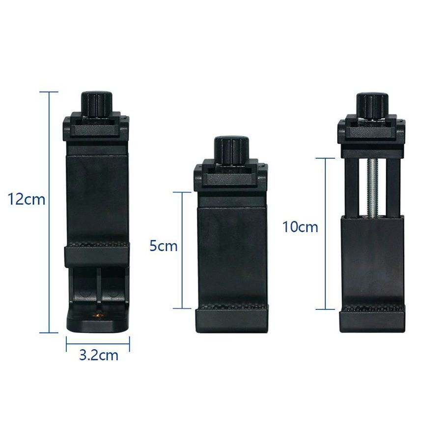 Suporte adaptador de smartphone para tripé com rosca 1/4