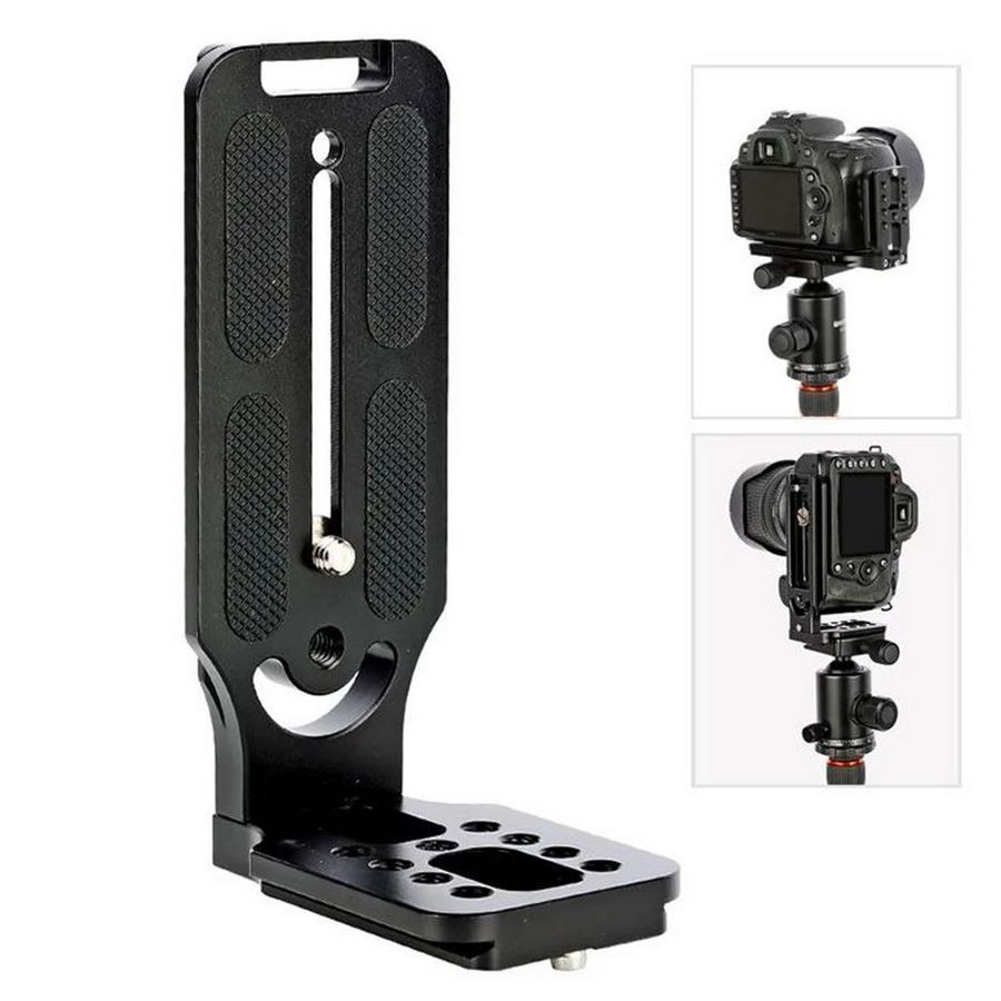 Suporte em L para câmeras fotográficas