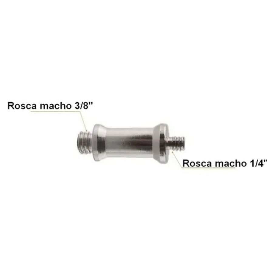 Adaptador de rosca macho-macho Greika YA-431 (1/4