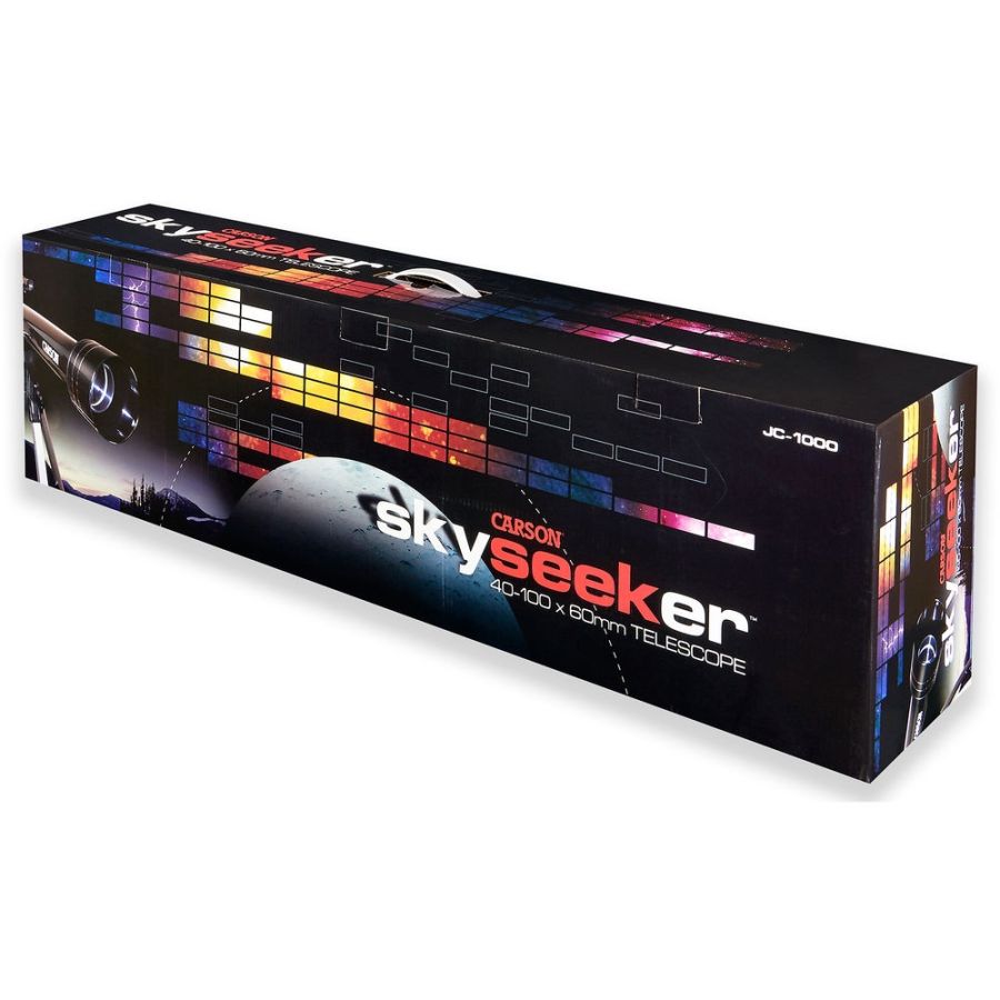 Telescópio Carson SkySeeker JC-1000 com ampliação de 100x
