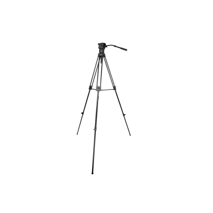 Tripé Kingjoy VT-2100L + VT-3530 com cabeça para vídeo - Suporta até 15 kg