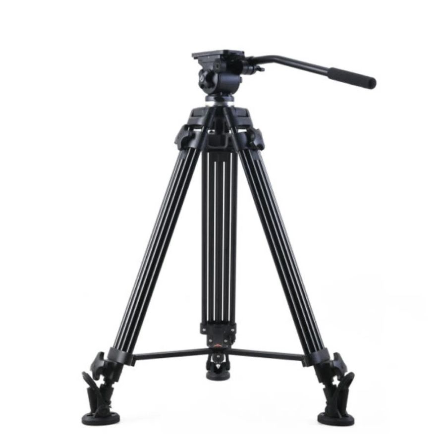 Tripé e-image EI-7050AA com cabeça hidráulica para vídeo