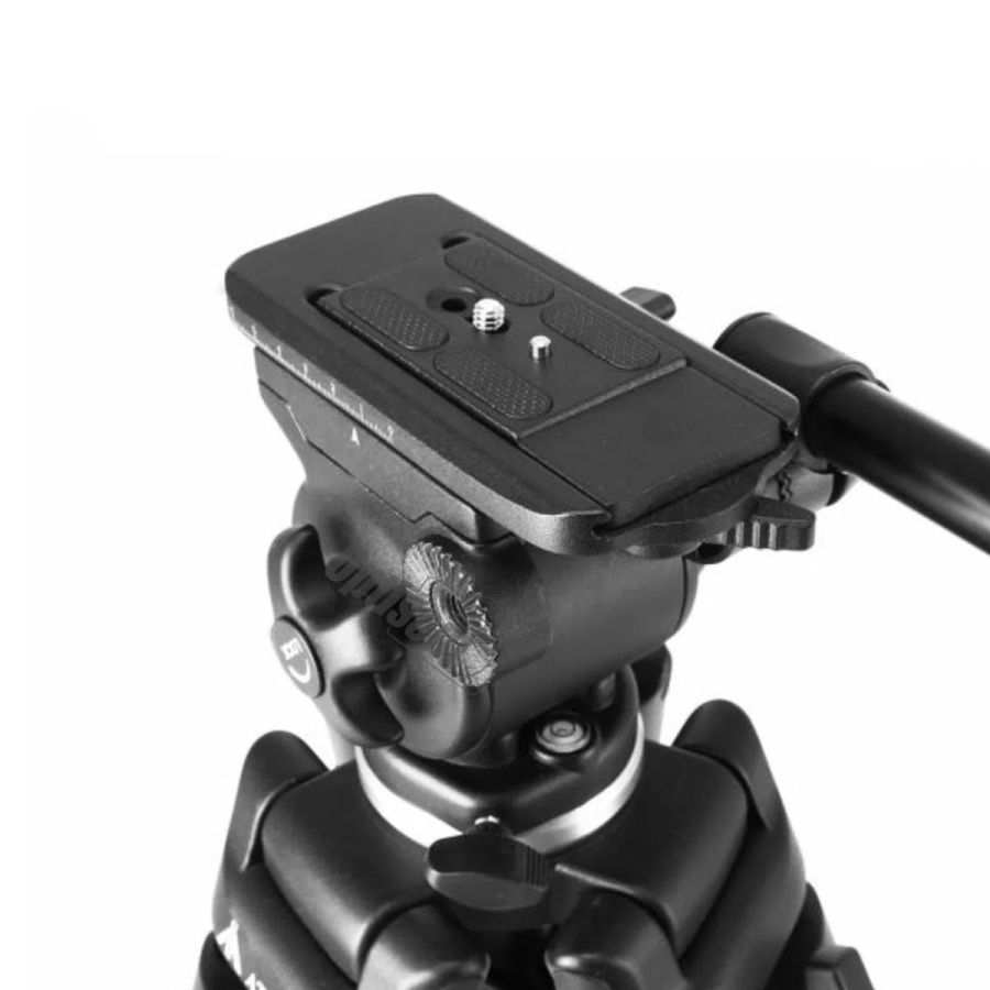 Tripé e-image EI-7050AA com cabeça hidráulica para vídeo