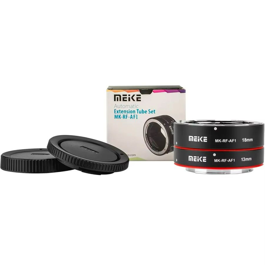Tubos de extensão Meike MK-RF-AF1 de 13mm e 18mm para Canon RF