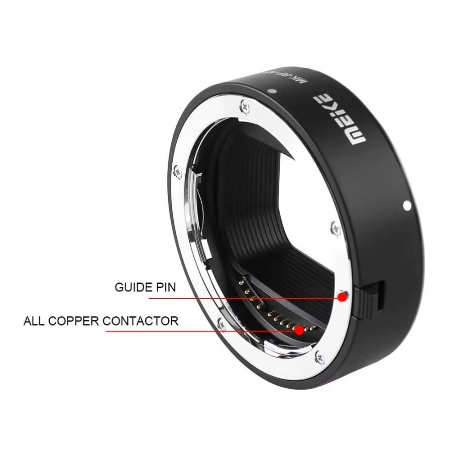 Tubos de extensão Meike MK-RF-AF1 de 13mm e 18mm para Canon RF