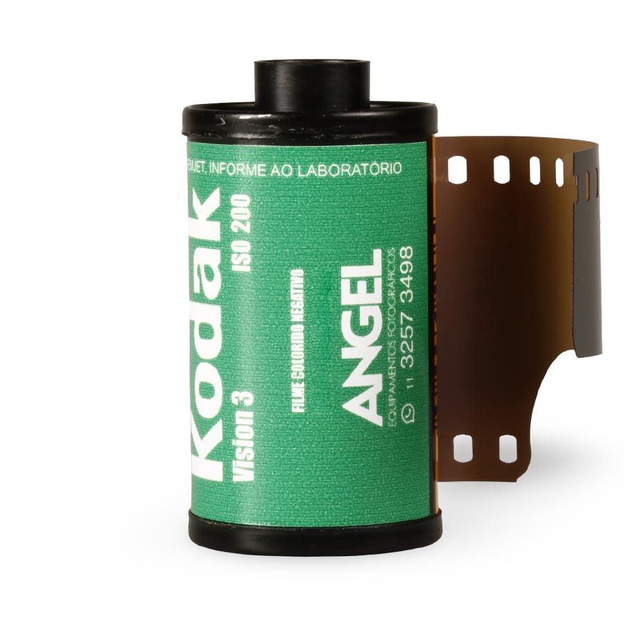 Filme fotográfico 35mm Kodak VISION3 200T/5213 ISO 200 Colorido 36 poses (REBOBINADO)